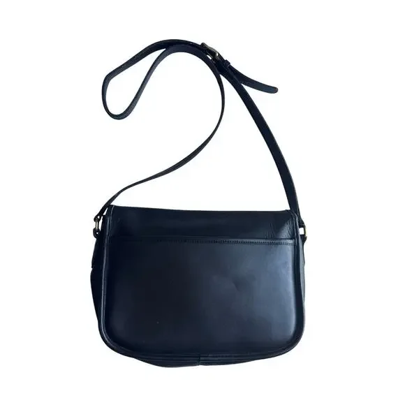 Coach Vintage Black City Bag Leather Shoulder Crossbody Purse